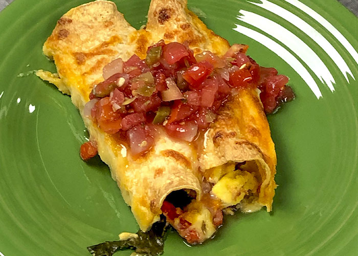 Incogmeato® Sausage Breakfast Corn Enchiladas