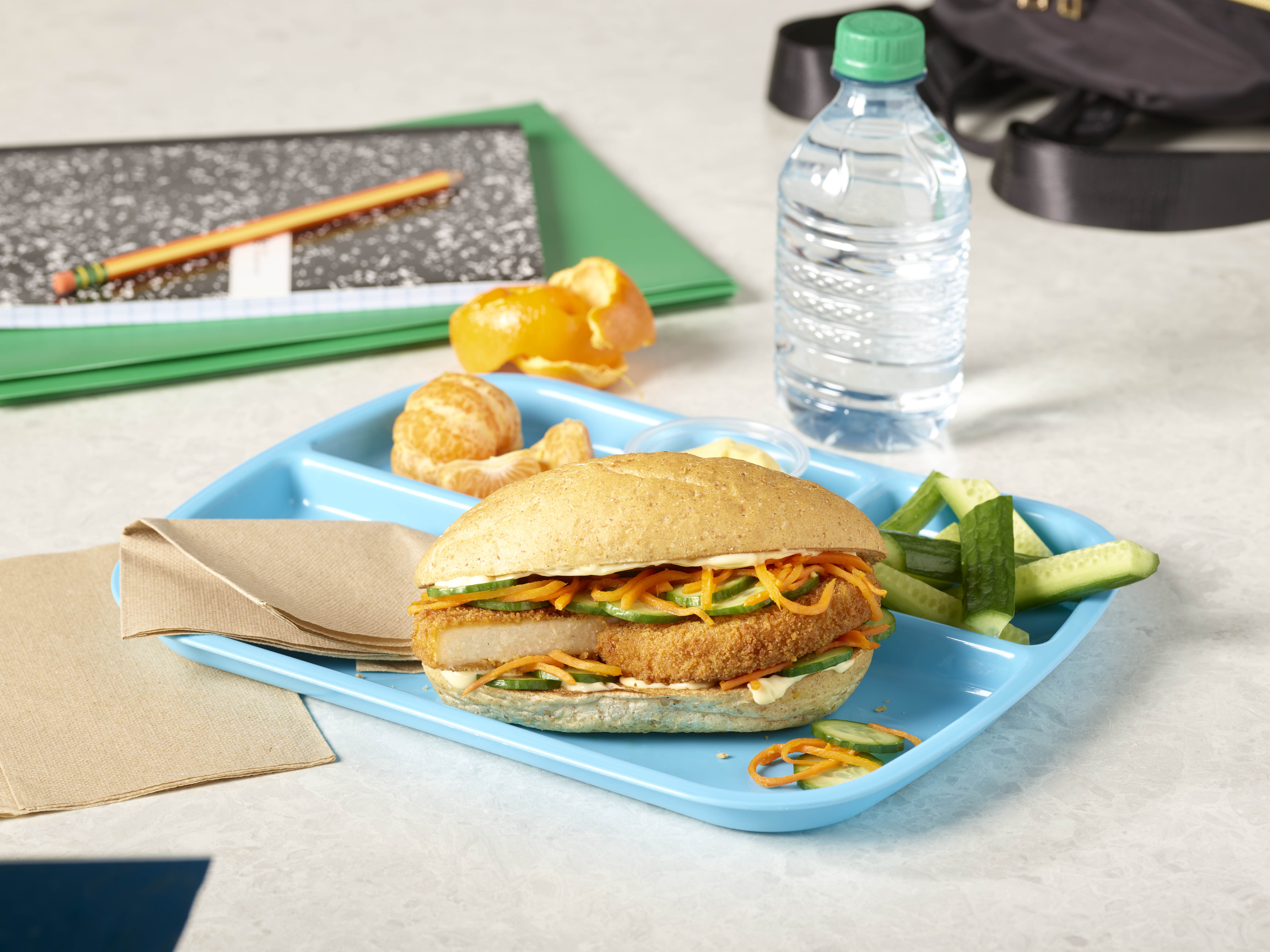 Spicy Chik’n Banh Mi Sandwich