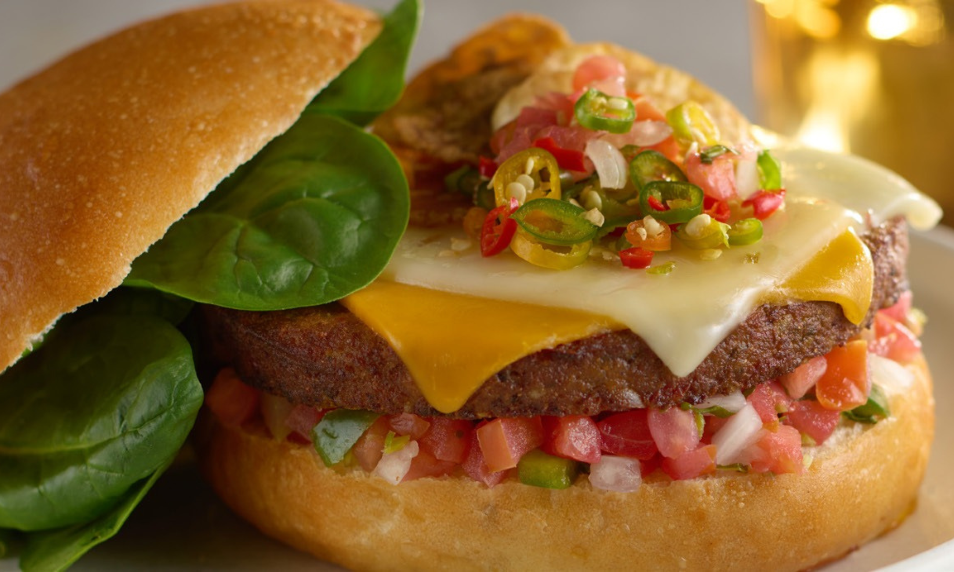 Thai Pico Burger with MorningStar Farms® Royal Thai Curry Patty