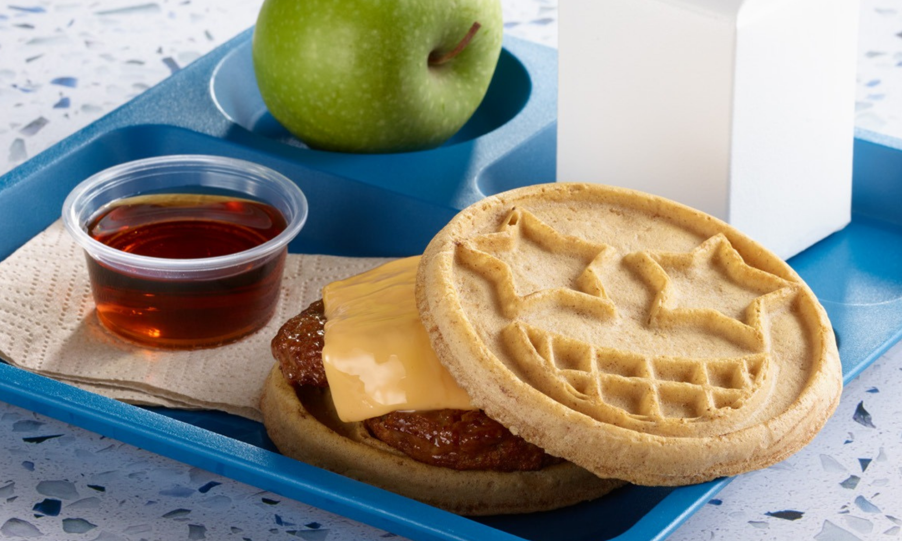 Sausage & Cheese Eggo® Eggoji™ Brunch Waffle Sandwich