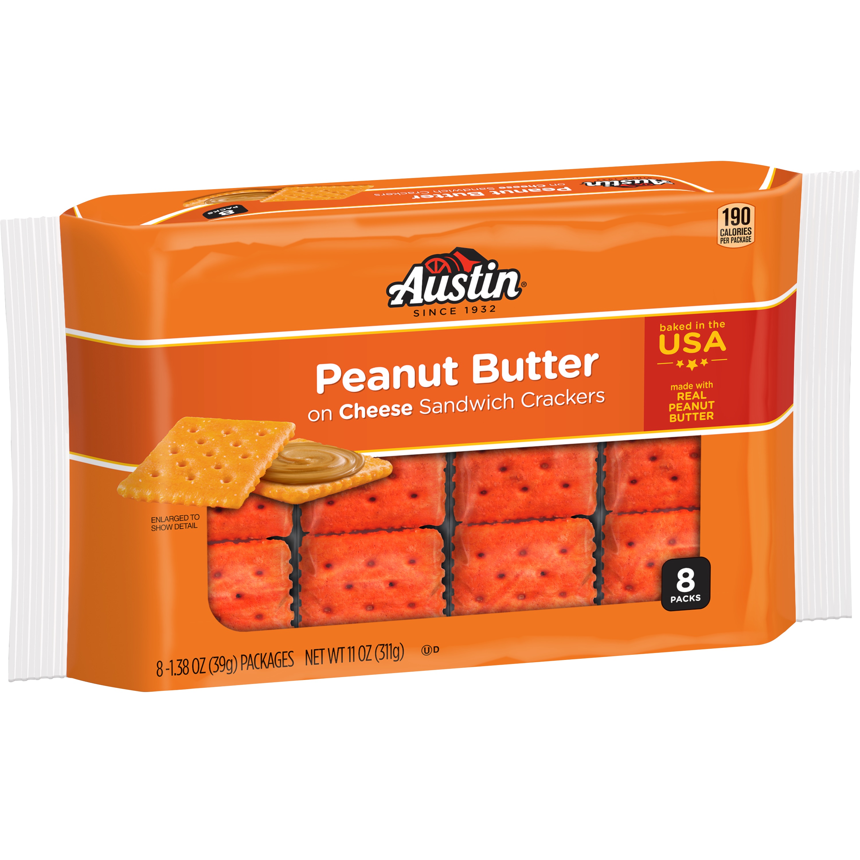 Austin Cheese Crackers with Peanut Butter