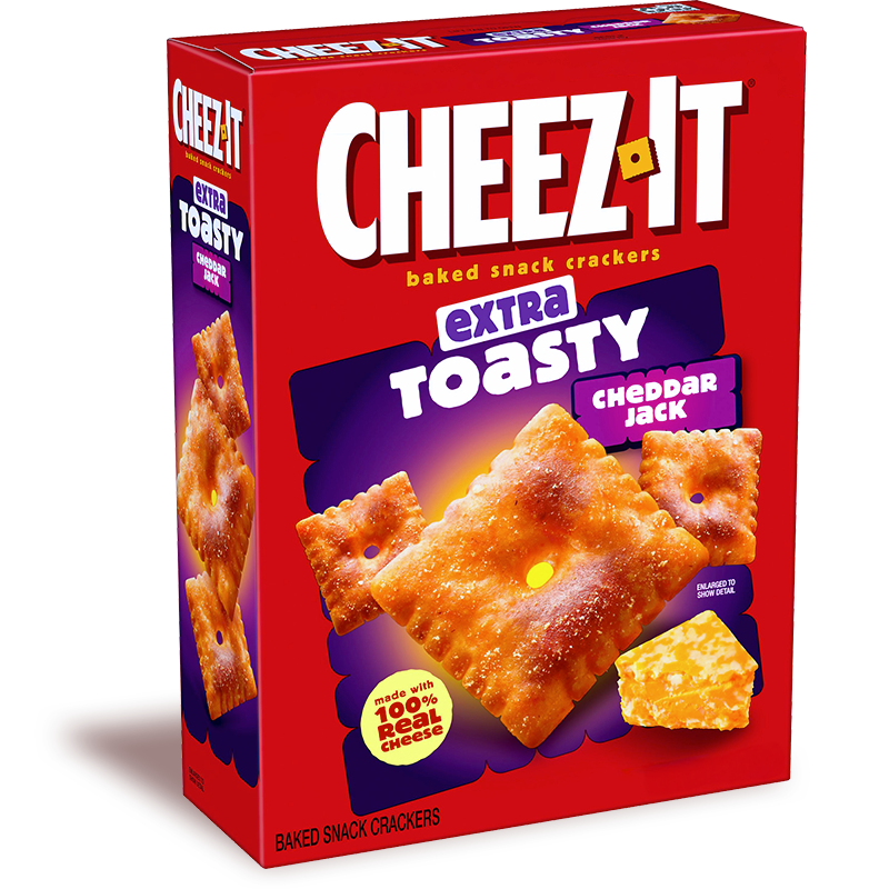 Cheez-It® Extra Toasty Cheddar Jack Snack Crackers Image