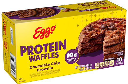 Eggo® Protein Chocolate Chip Brownie Waffles Image
