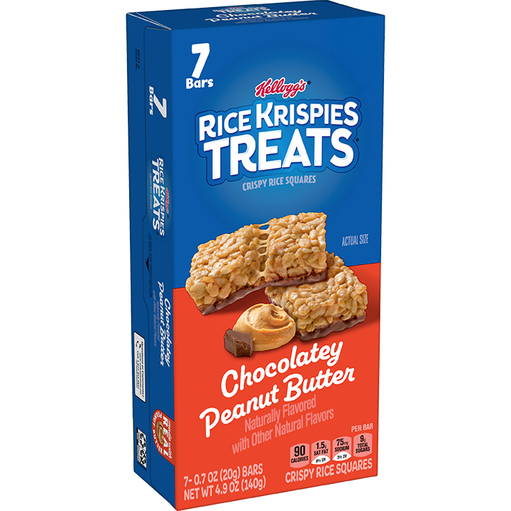 Kellogg's® Rice Krispies Treats® Chocolatey Peanut Butter Bars Image