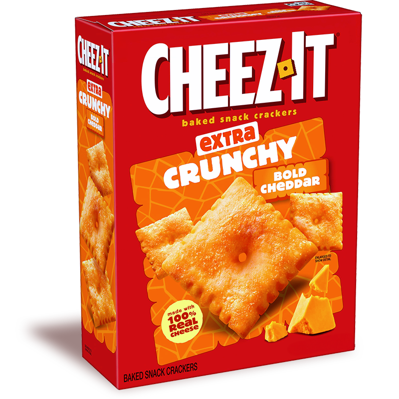 Cheez-It® Extra Crunchy Bold Cheddar Snack Crackers Image