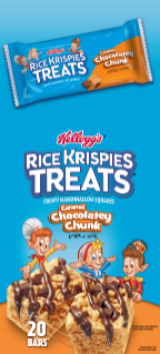 Kellogg's® Rice Krispies Treats® Caramel Chocolatey Chunk bars Image