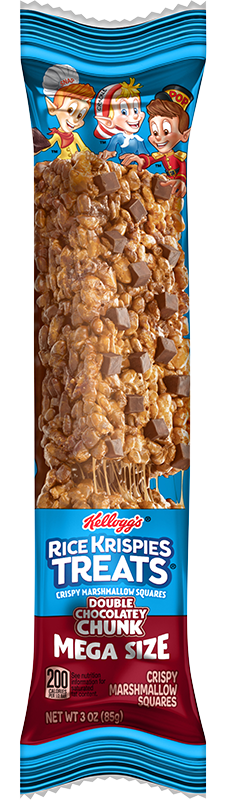 Kellogg's® Rice Krispies Treats® Double Chocolatey Chunk Mega Size Bars