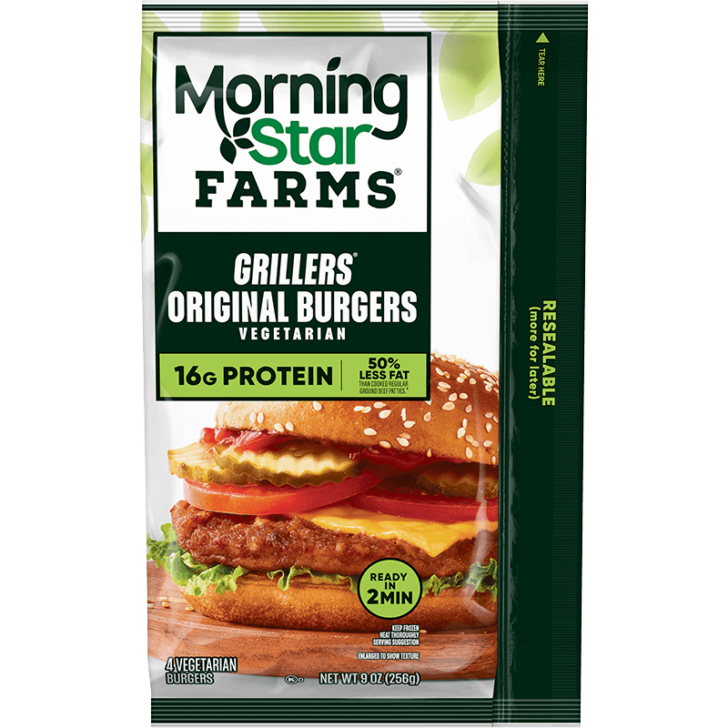 MorningStar Farms® Grillers Original Burgers Image