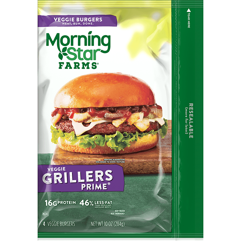 MorningStar Farms® Veggie Grillers Prime® Burgers Image