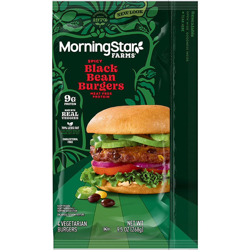 MorningStar Farms® Spicy Black Bean Burgers