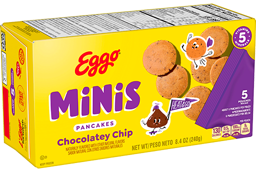 Eggo® Minis Chocolatey Chip Pancakes Image