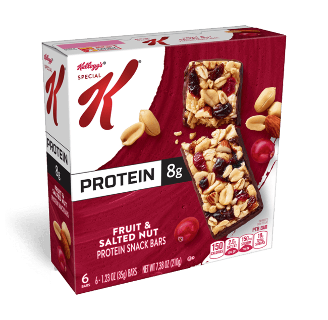 Kellogg's® Special K® Fruit & Salted Nut Protein Snack Bars Image