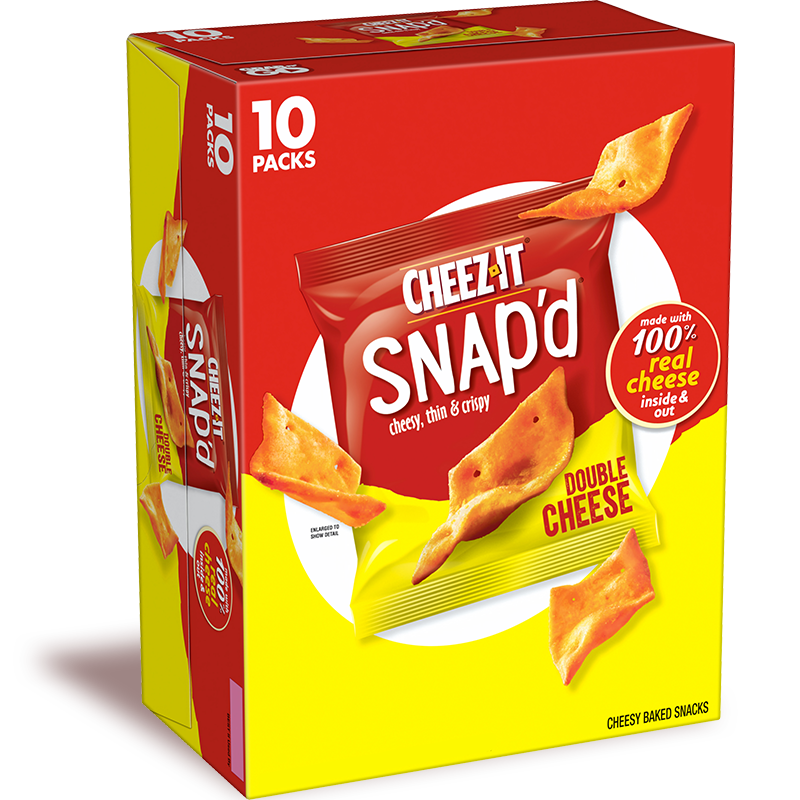 Cheez-It® Snap'd® Double Cheese Multi-Pack (10CT, 12CT)
