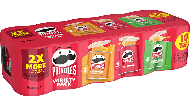 Pringles® Grab & Go Multipack 3 Crisp Flavors (10ct, 12ct, 36 ct) Image