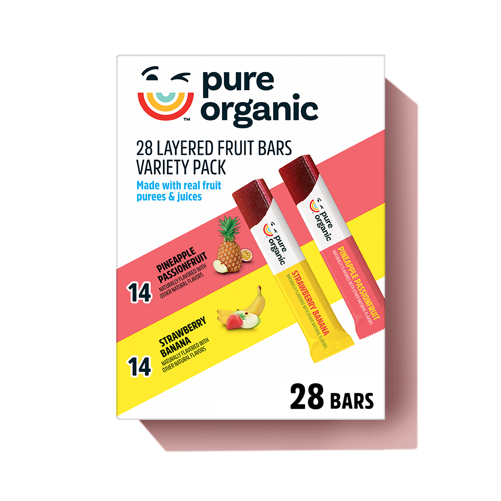 Pure Organic Pure Layered Fruit Bars 2 Flavors