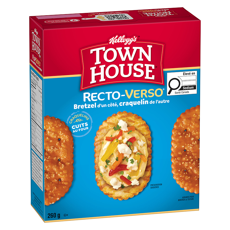 Craquelins Kellogg&rsquo;s* Town House* Recto-Verso* Original