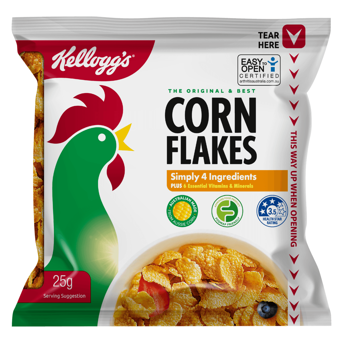 Kellogg's® Corn Flakes sachet 30x25g