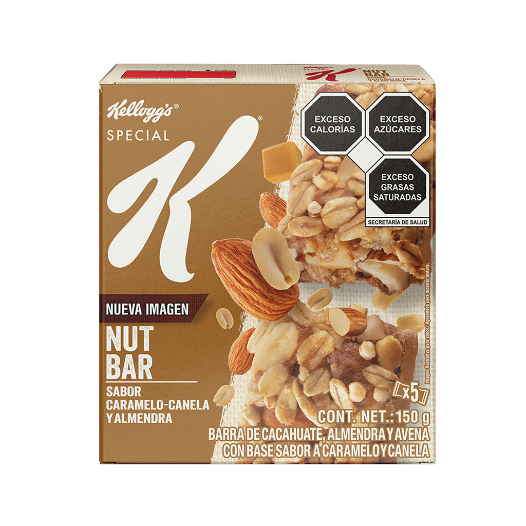 Special K® Nut Bar Sabor Caramelo- Canela y Almendras