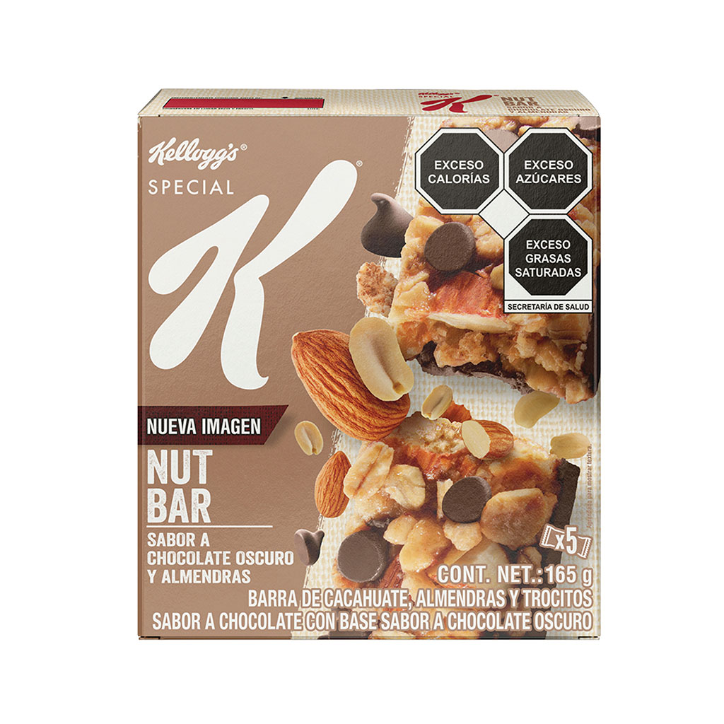 Special K® Nut  Bar Sabor Chocolate Oscuro y Almendras