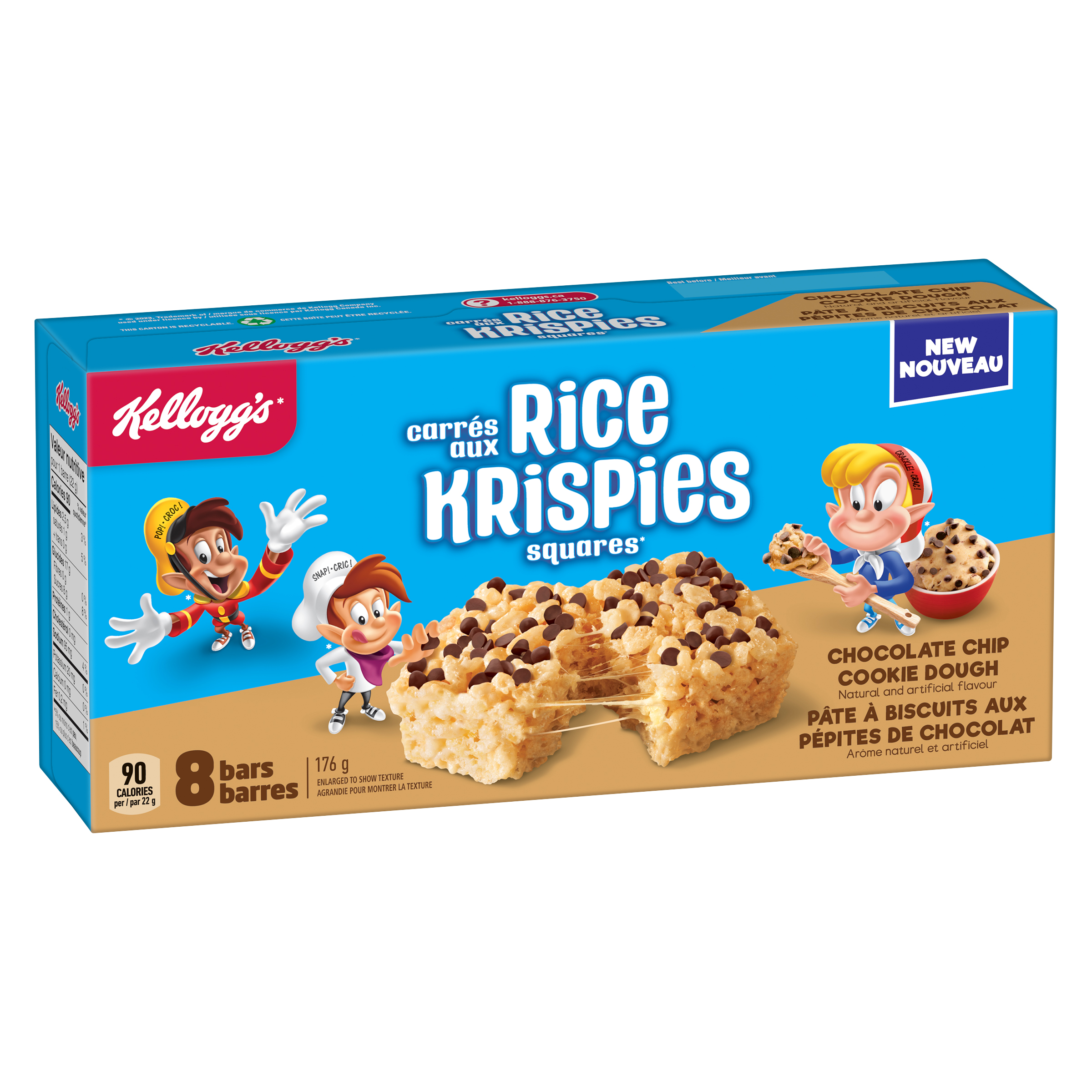 Rice Krispies Squares* Chocolate Chip Cookie Dough Flavour Bars ...