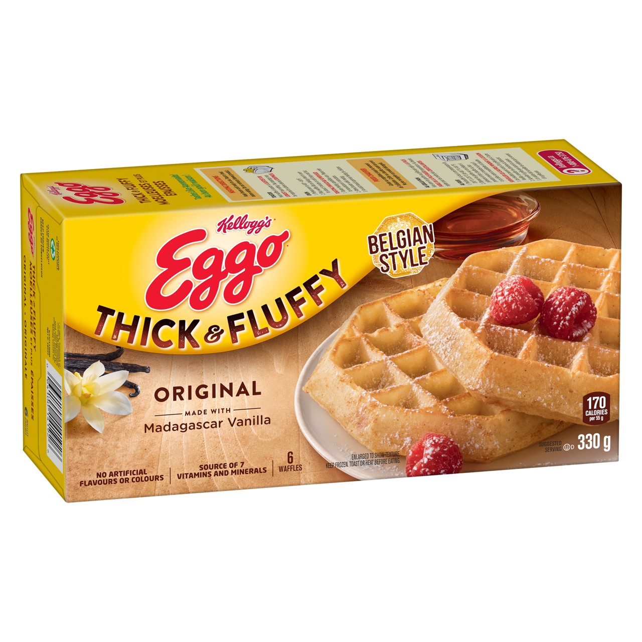 Kellogg's* Eggo* Thick & Fluffy Belgian Waffles Original Kellogg's Canada