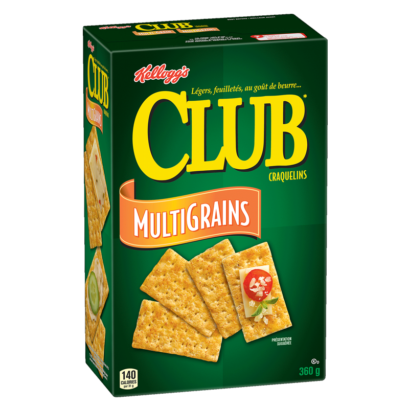 Craquelins Kellogg’s Club* Multigrains Kellogg's Canada