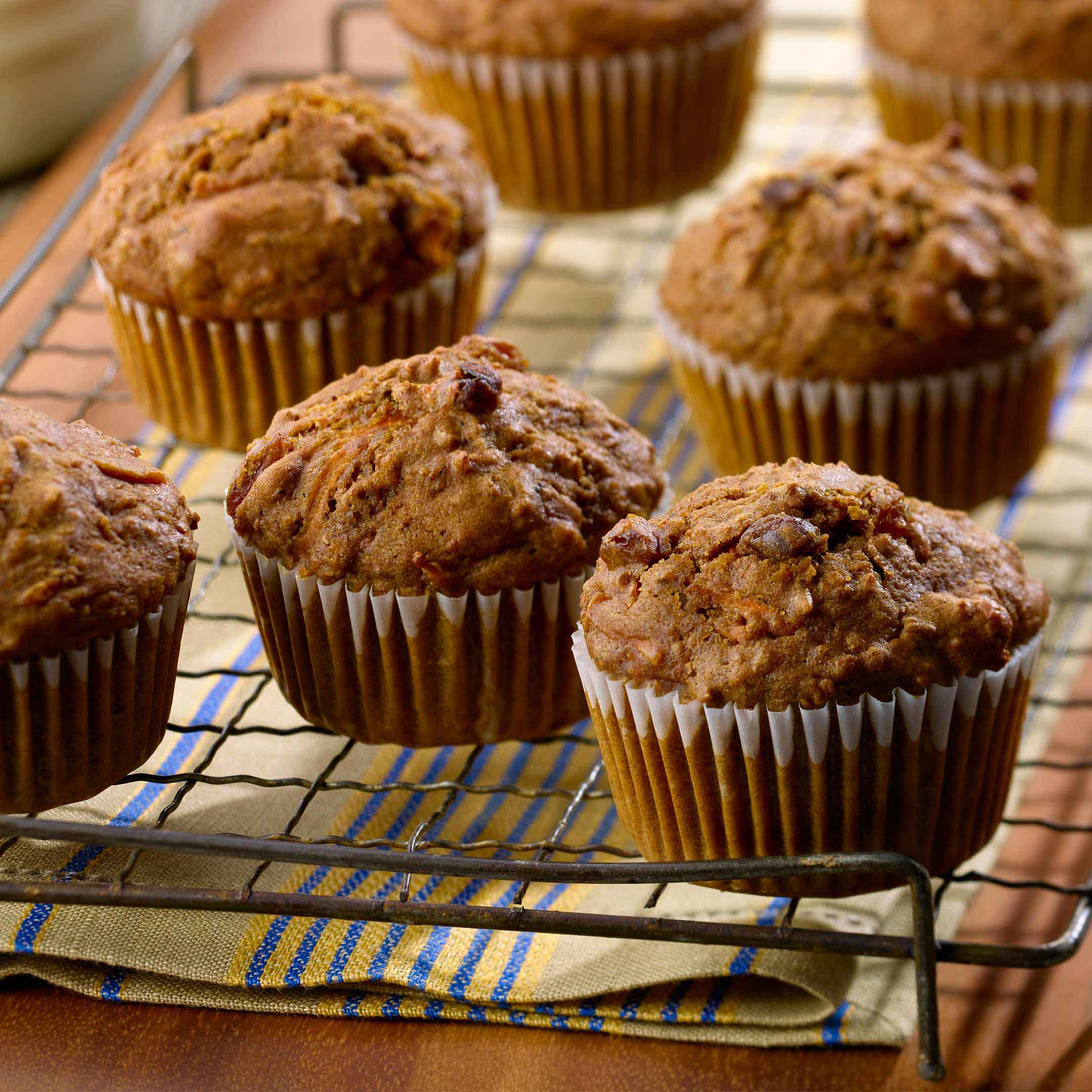 Muffins Traditionnels Son Et Carottes | Recipe