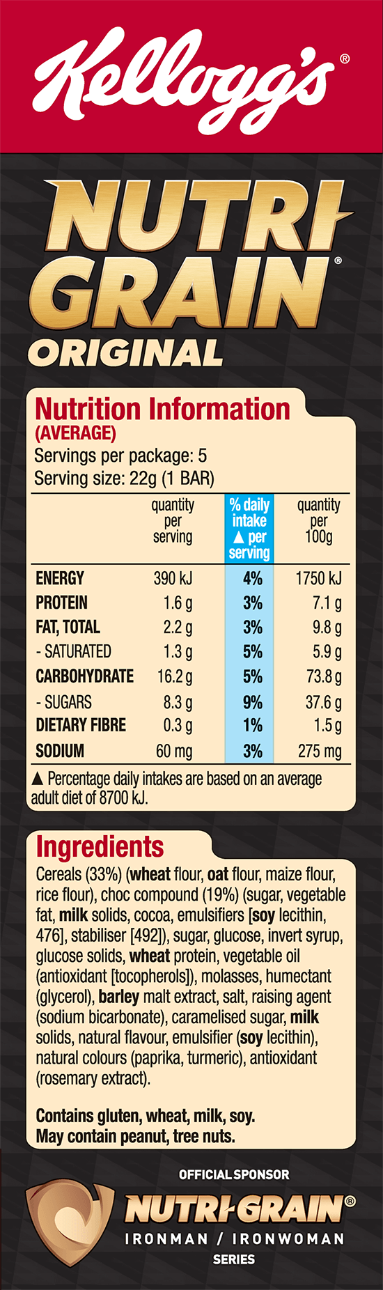 View Nutritional Information