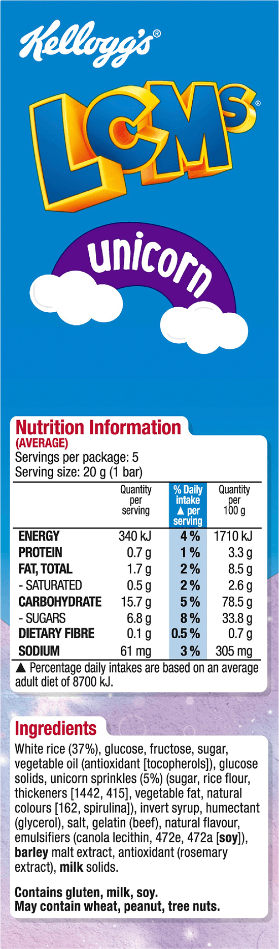 View Nutritional Information