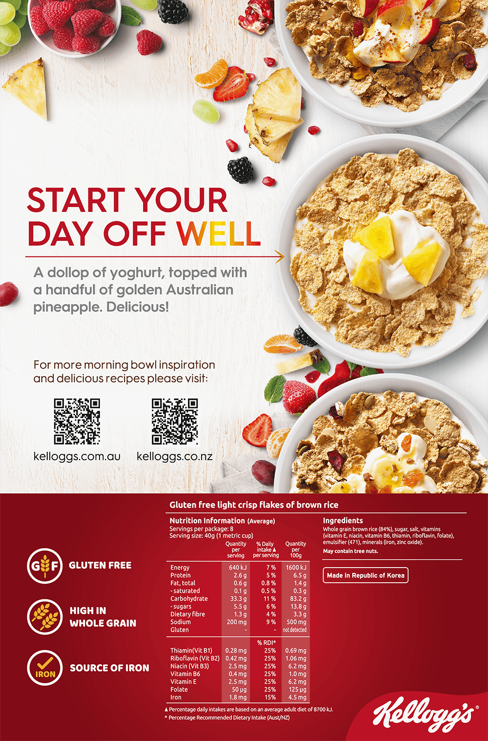 View Nutritional Information