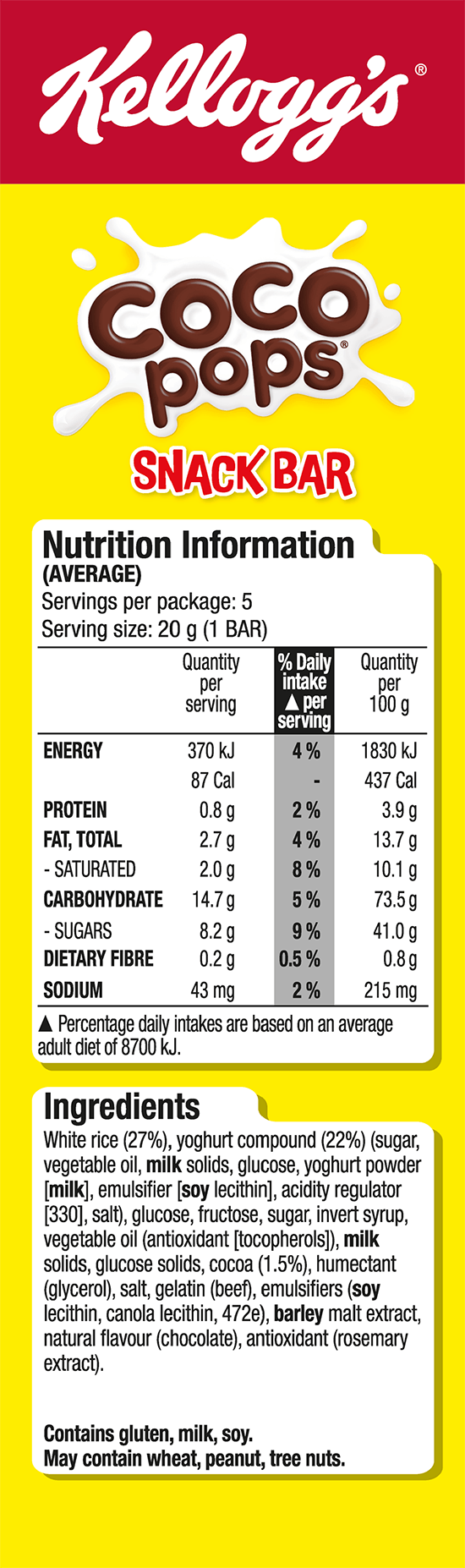 View Nutritional Information