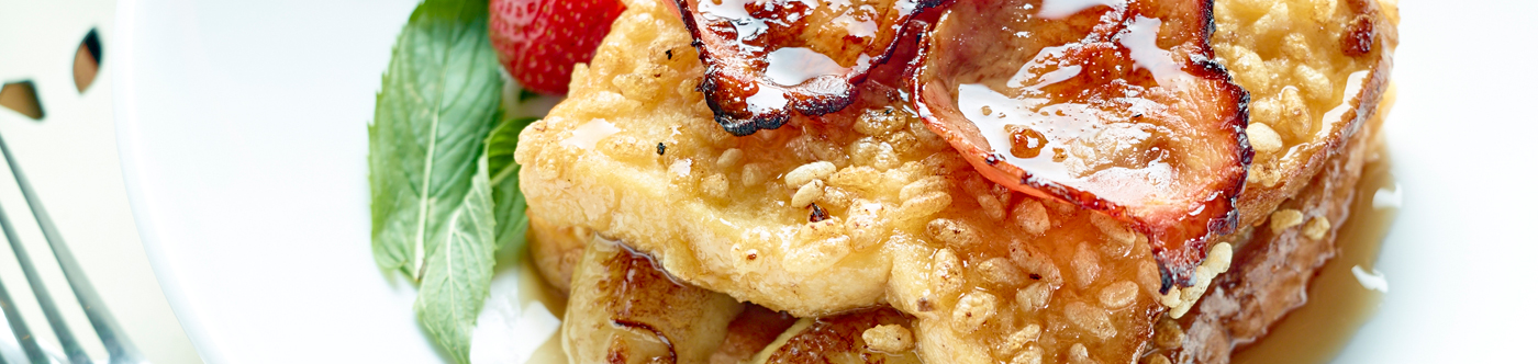 Rice Bubbles French Toast