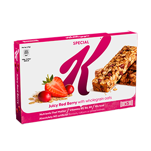 special k juicy red berry bars