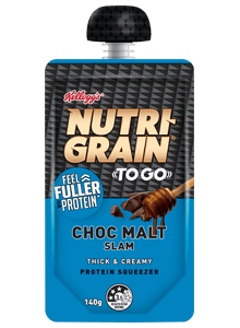 Nutri-Grain&reg; TO GO Protein Squeezer - Choc Malt Slam