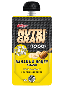 Nutri-Grain&reg; TO GO Protein Squeezer - Banana & Honey Smash