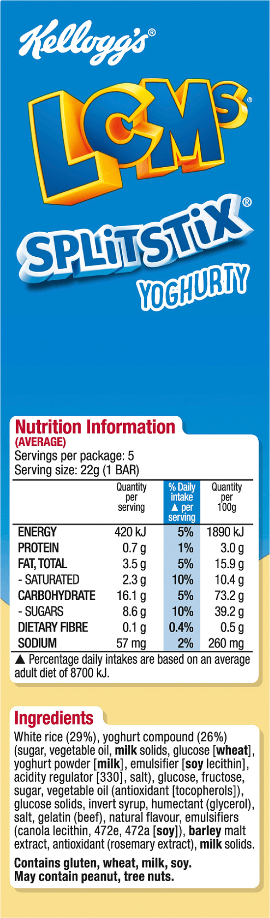 View Nutritional Information