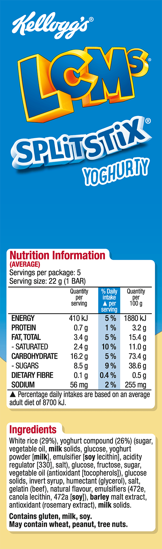 View Nutritional Information