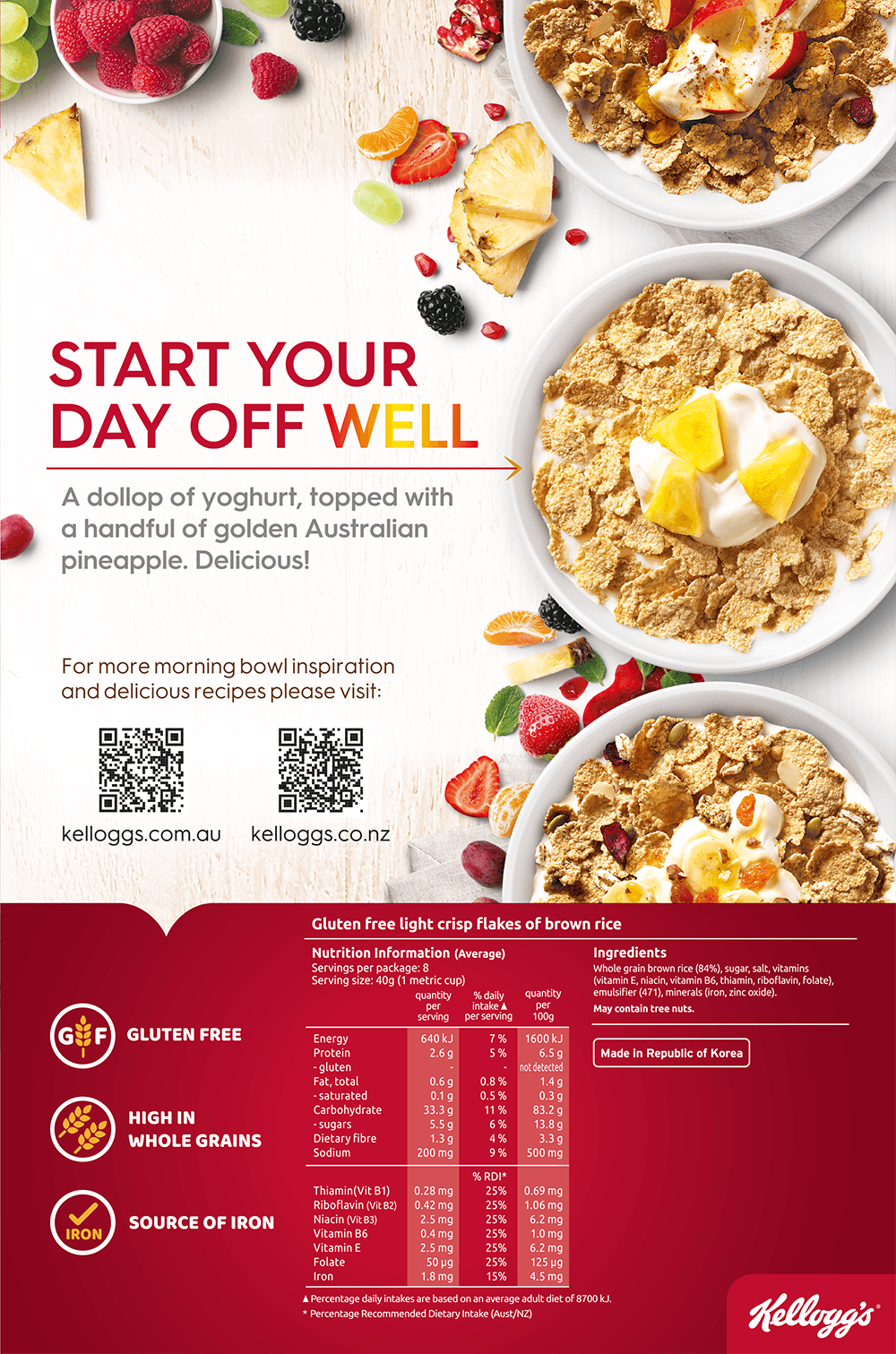 View Nutritional Information