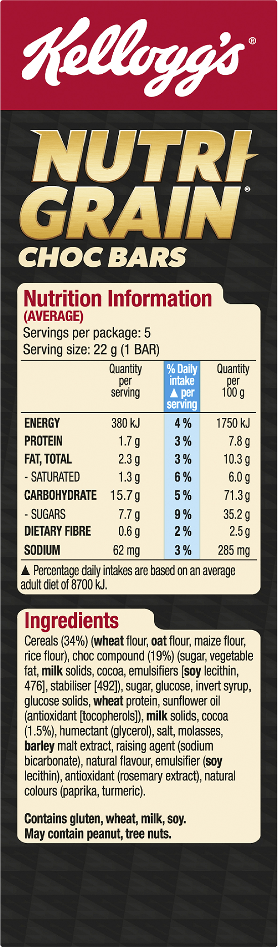 View Nutritional Information