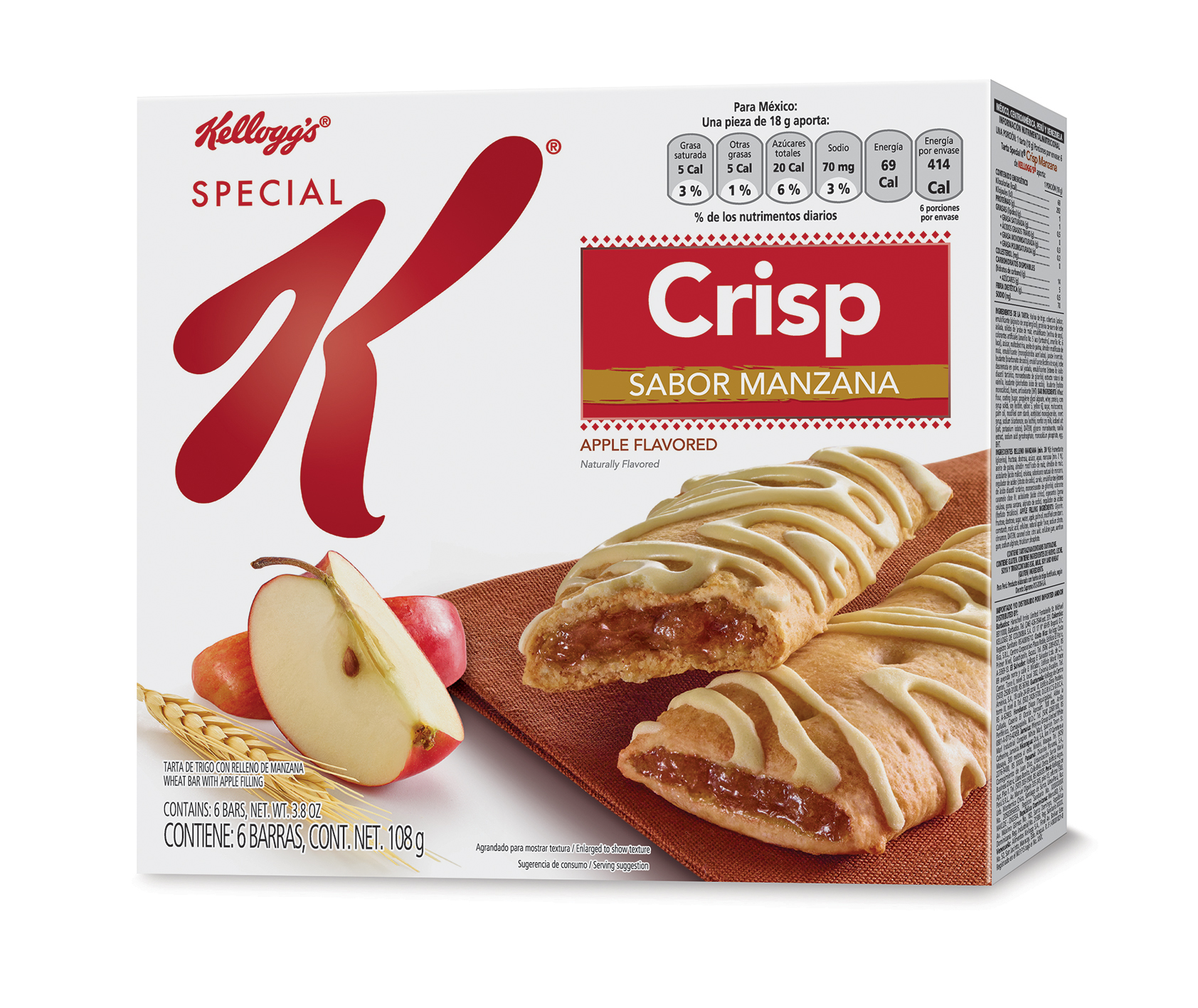 Kellogg's&reg; Special K&reg; Barra Crisp sabor Manzana
