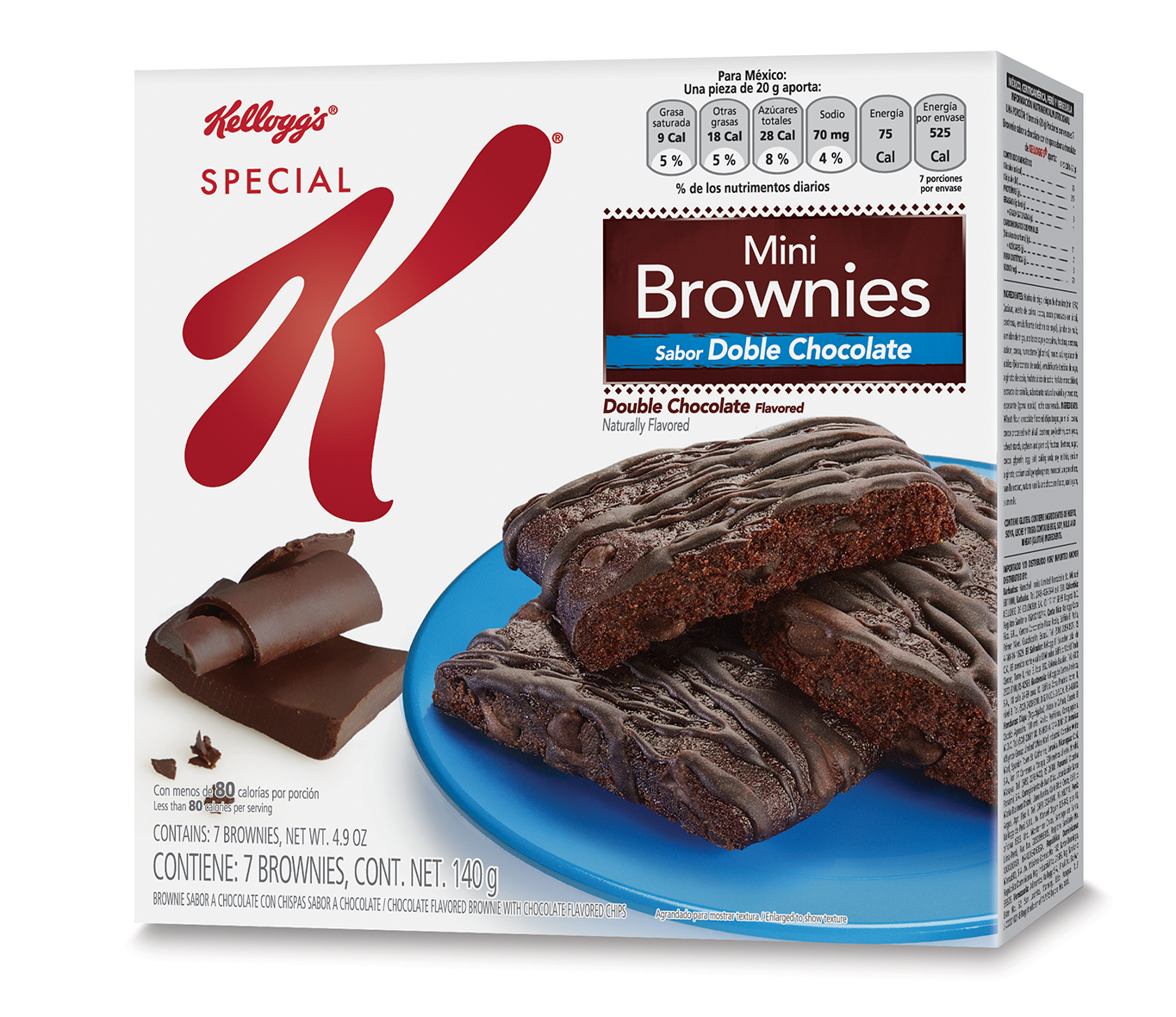 Kellogg's&reg; Special K&reg; Mini Brownie sabor Doble Chocolate