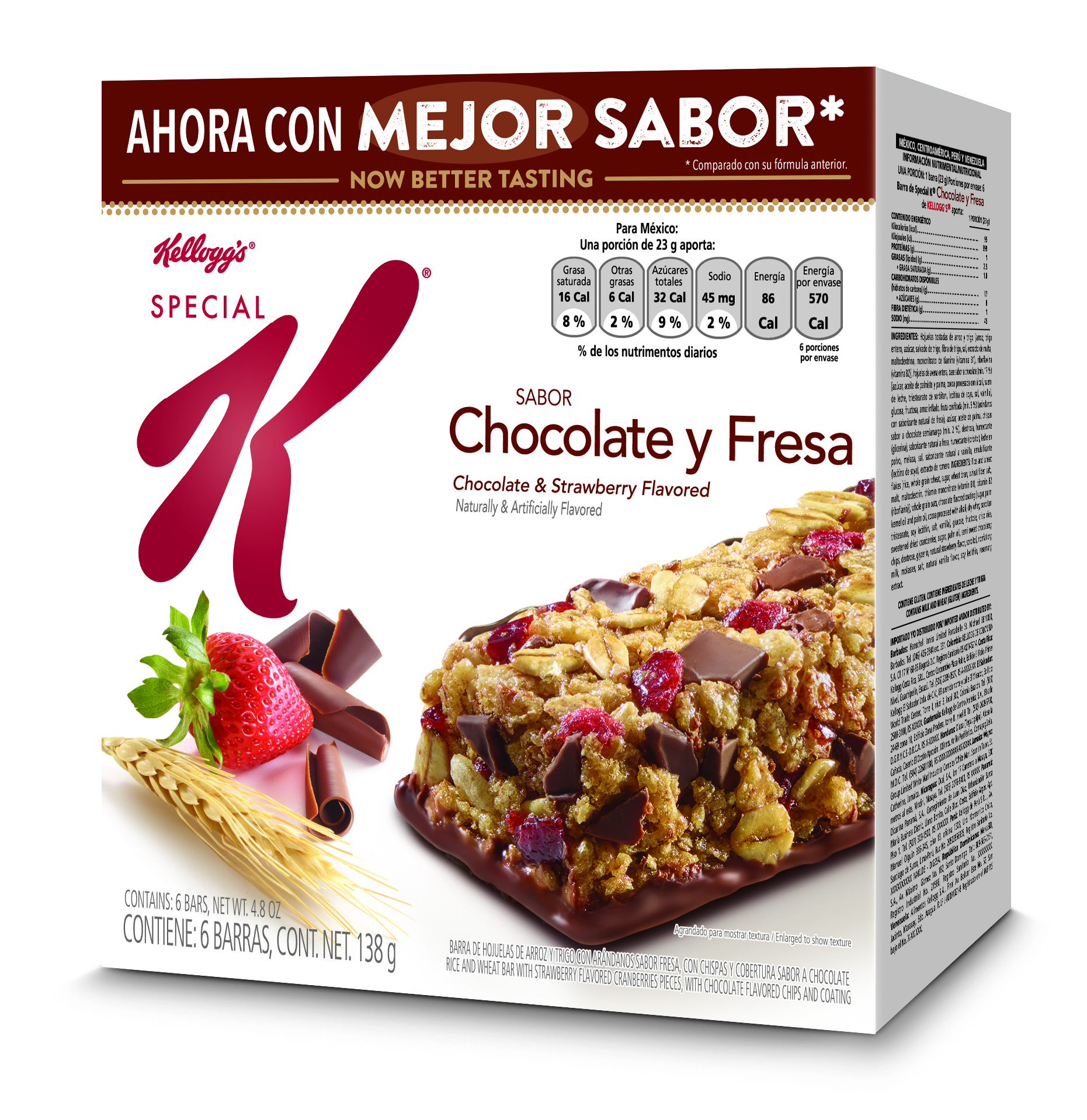 Kellogg's&reg; Special K&reg; Sabor Chocolate y Fresa