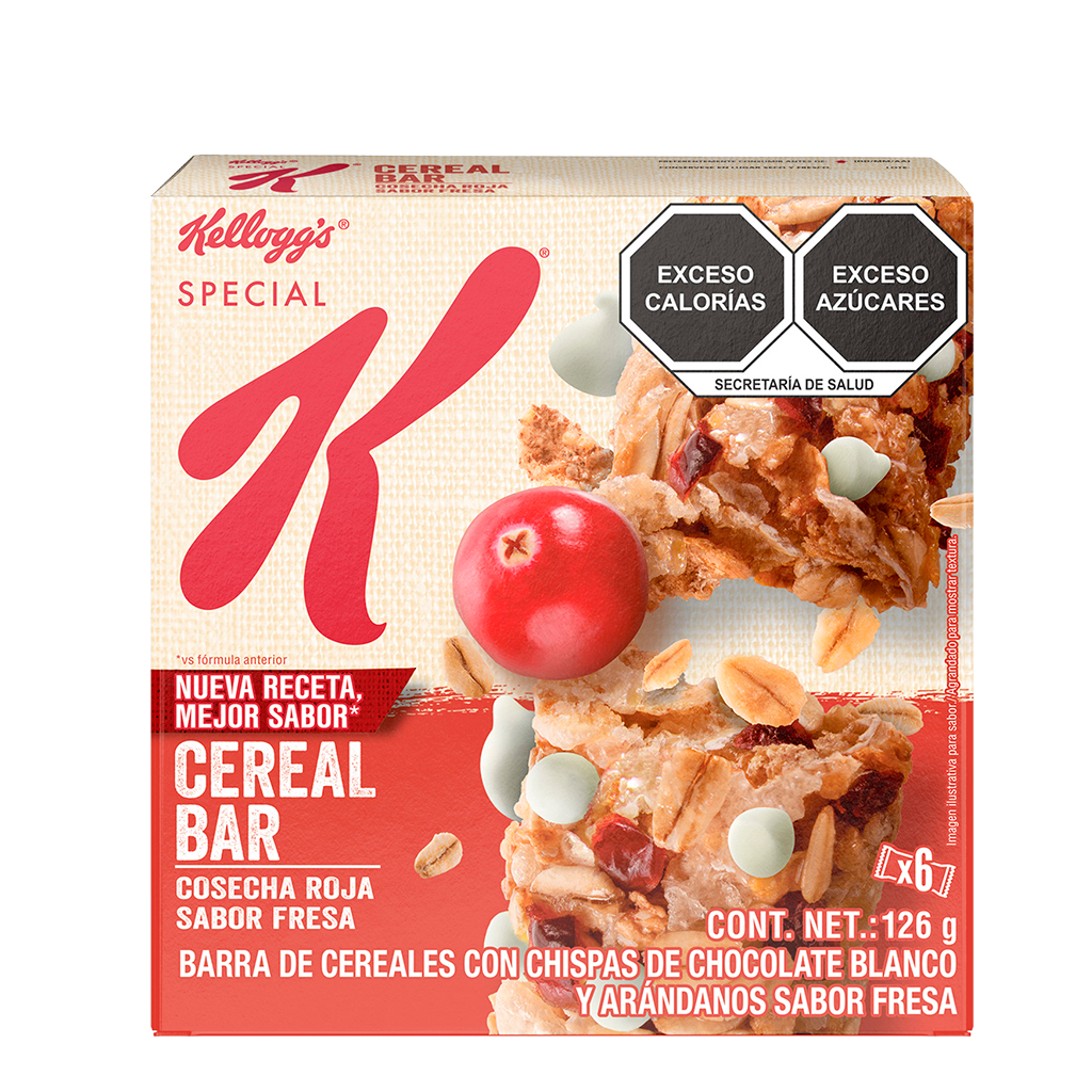 Kellogg's® Special K® Cereal Bar Cosecha Roja sabor fresa