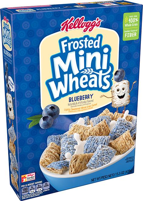 Kellogg's Frosted Mini-Wheats Blueberry cereal | Kellogg's