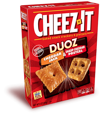 duoz cheddar jack sharp cheddar pretzel