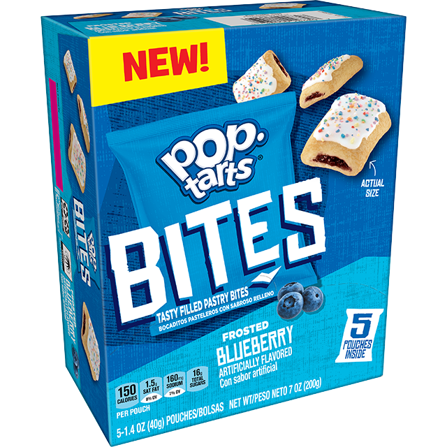 Pop Tarts Bites Frosted Blueberry