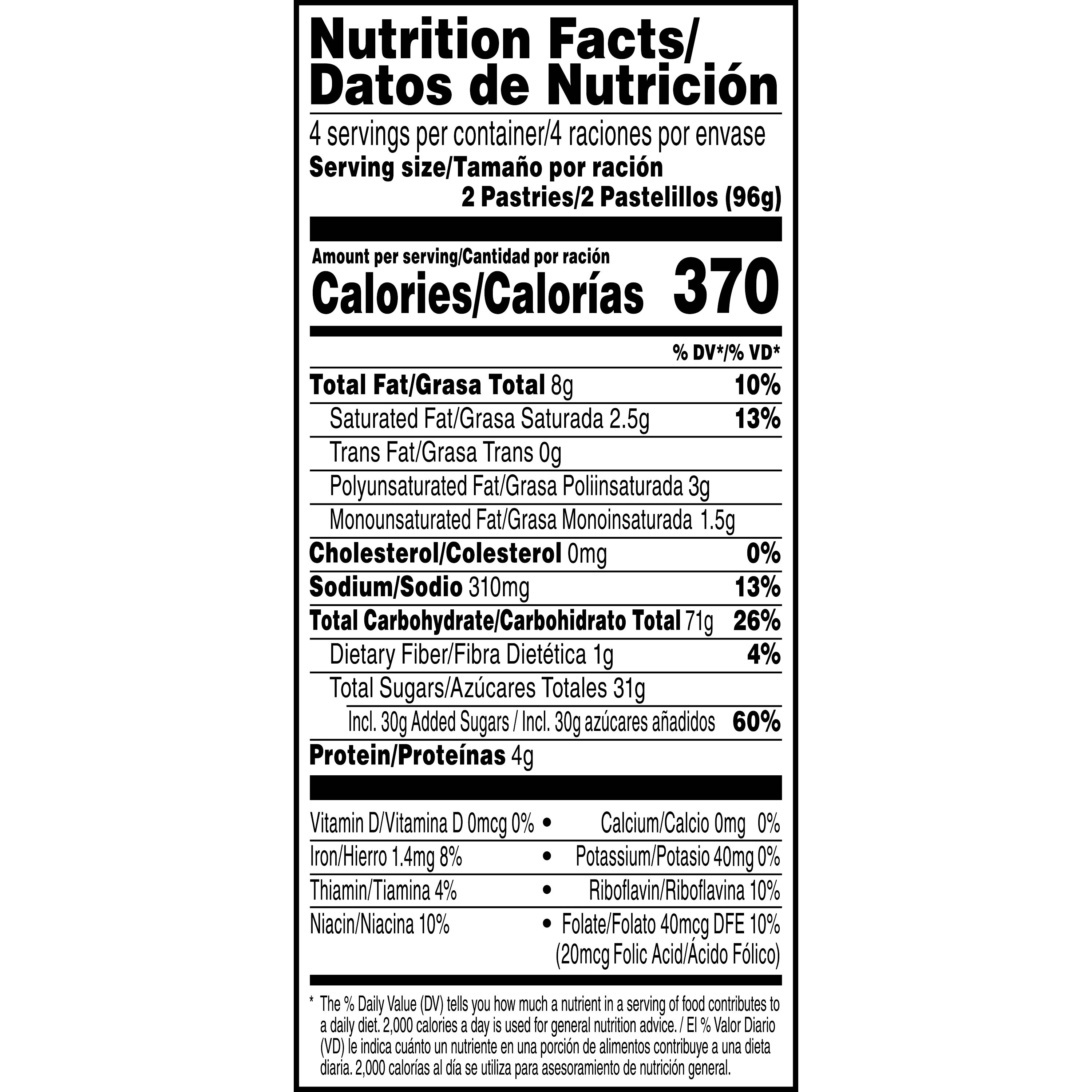 Strawberry Pop Tart Nutrition Info Besto Blog