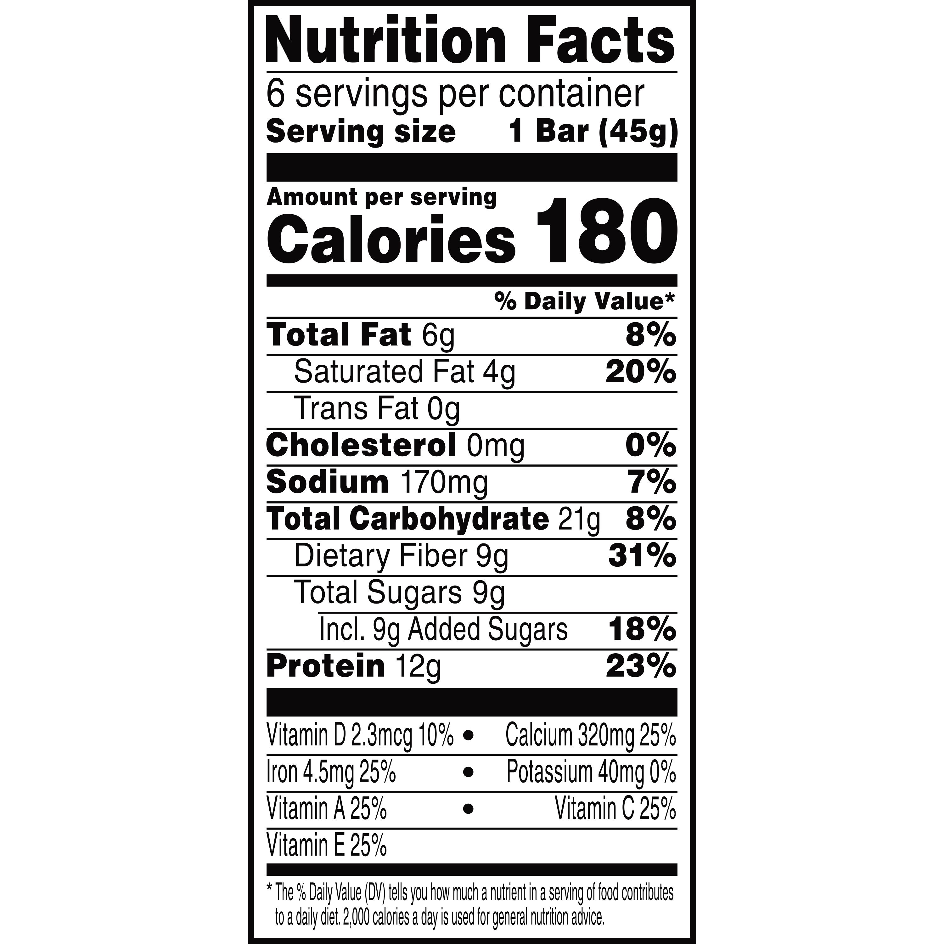 Special K Protein Bars Nutrition Facts