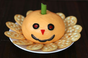 RECIPE Jack-O-Lantern Cheese Ball