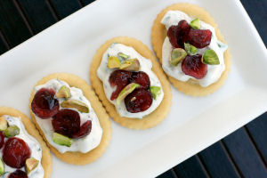 Chef Carlos Guia_s Cranberry and Pistachio Holiday Toppers - 6248